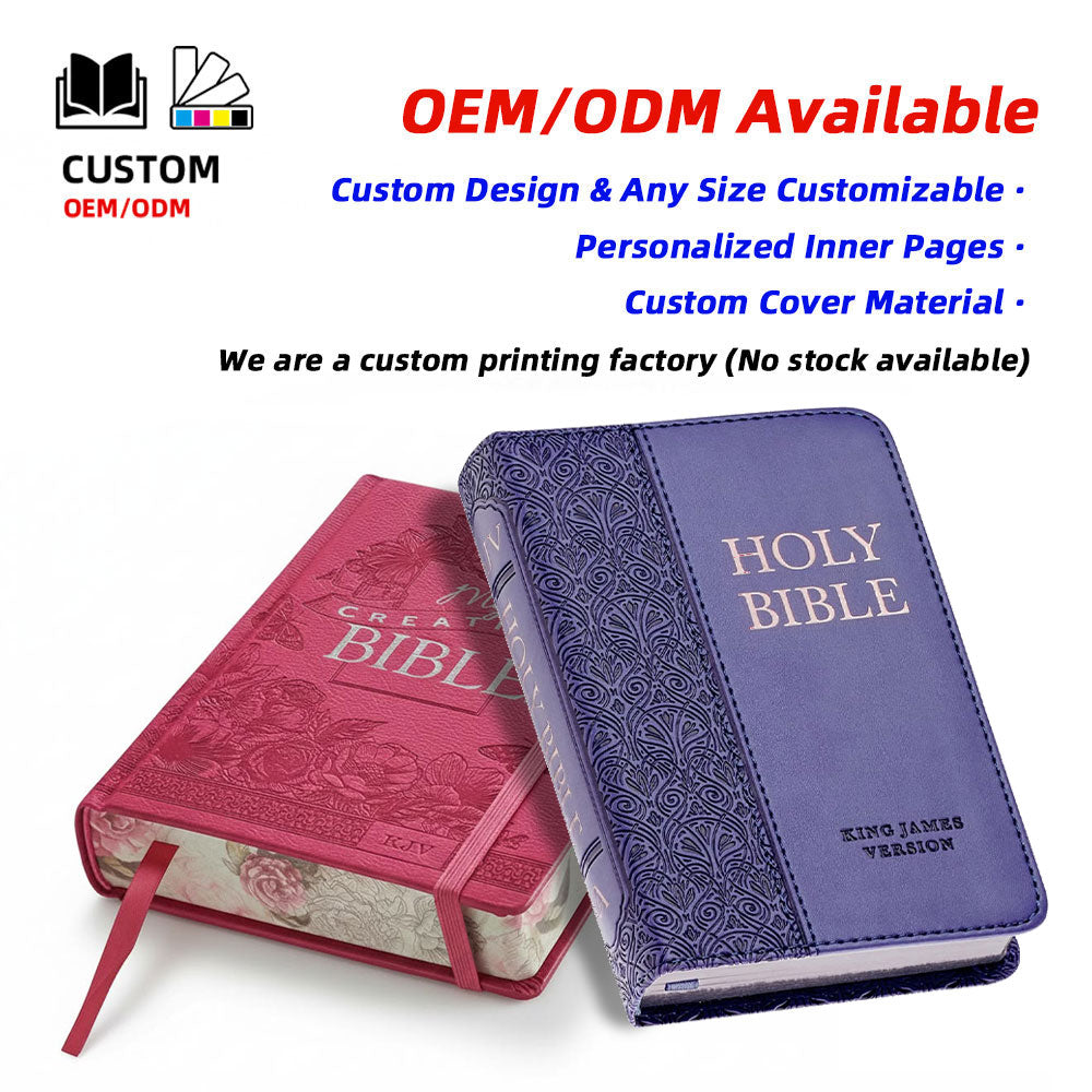 Custom Hardcover Bible Printing Service | OEM, Hot Stamping, UV Finish